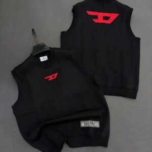 V neck diesel black singlet.