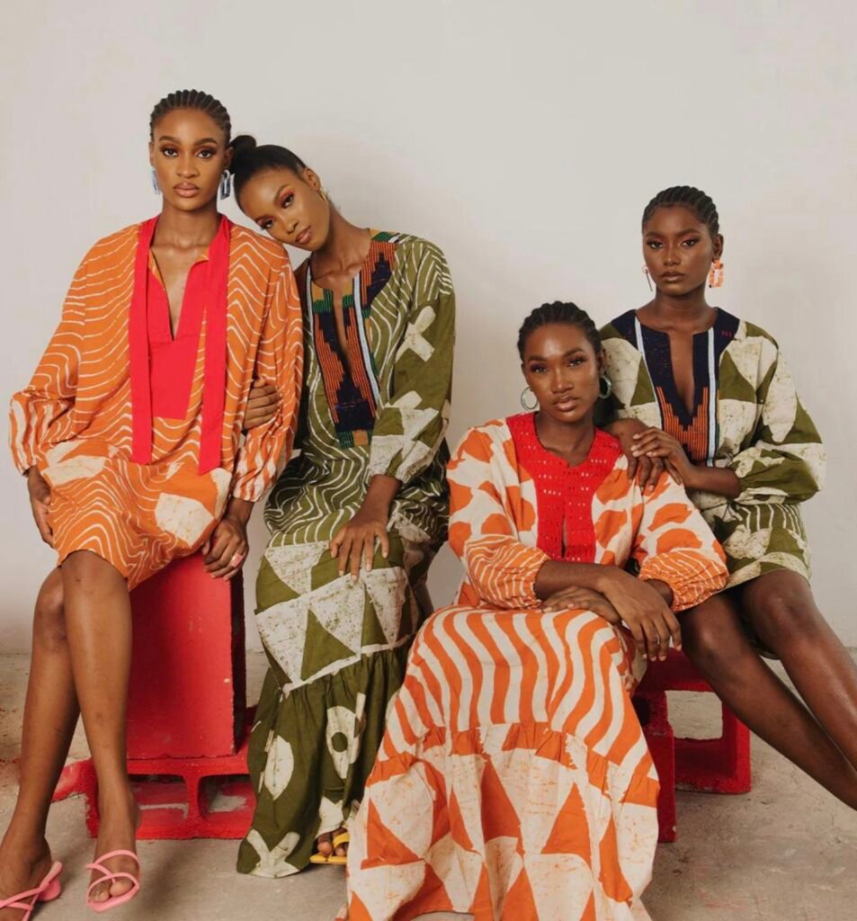Nigerian Adire clothing style modern fashion
