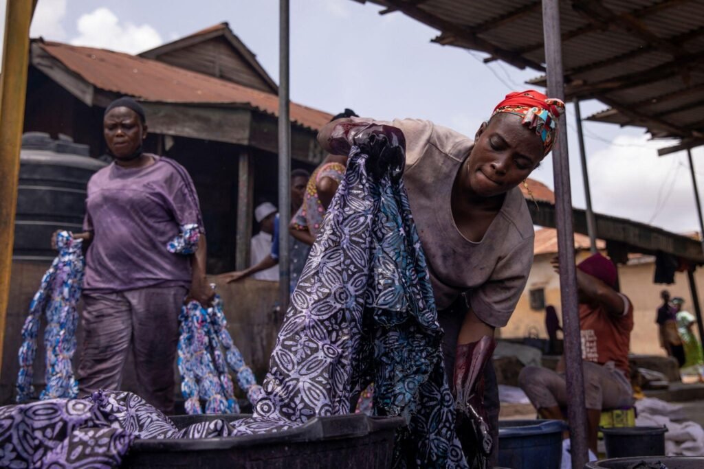 Adire fabric Yoruba indigo dye Nigeria